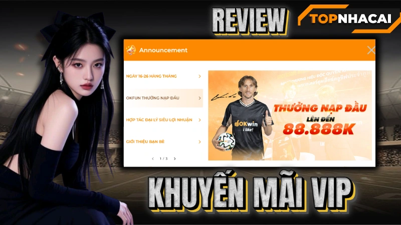 Top nhà Cái Uy Tín OKFUN - Khám phá OKFUN khuyến mãi đa dạng và hấp dẫn