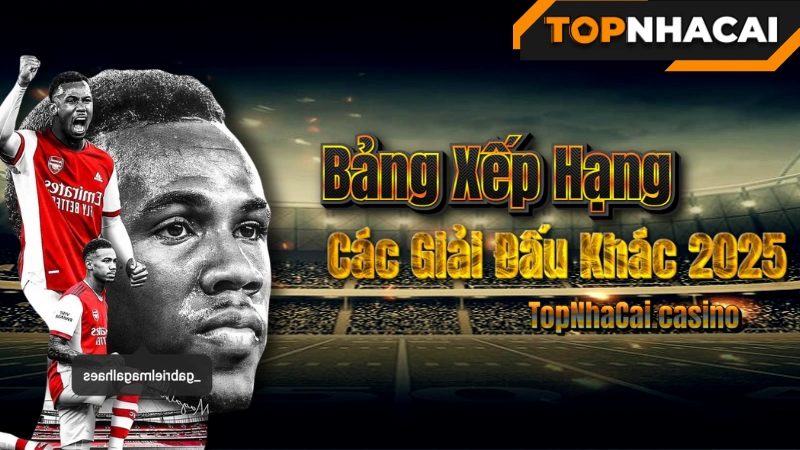Bảng Xếp Hạng Các Giải Đấu Khác 2025 - top nhà cái uy tín