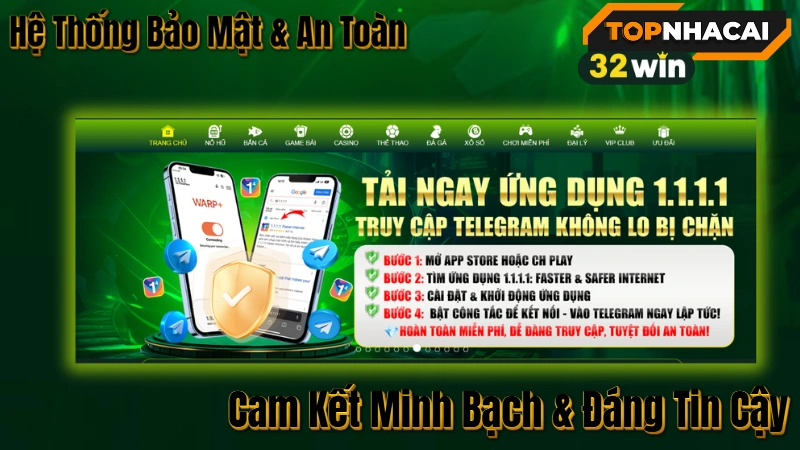 top nhà cái uy tín - Hệ Thống Bảo Mật & An Toàn Của 32Win: Cam Kết Minh Bạch & Đáng Tin Cậy